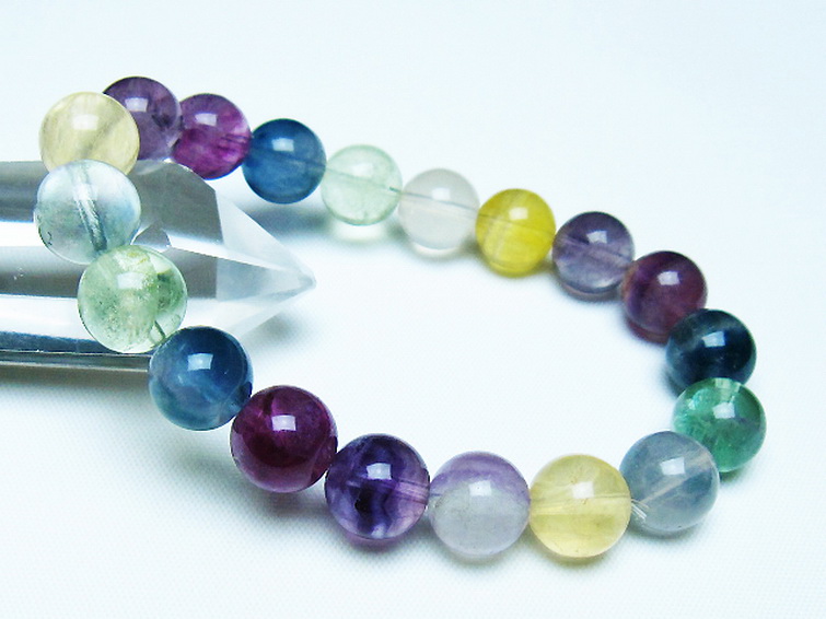 フローライト ブレスレット 10mm [T229-5427] 1枚目