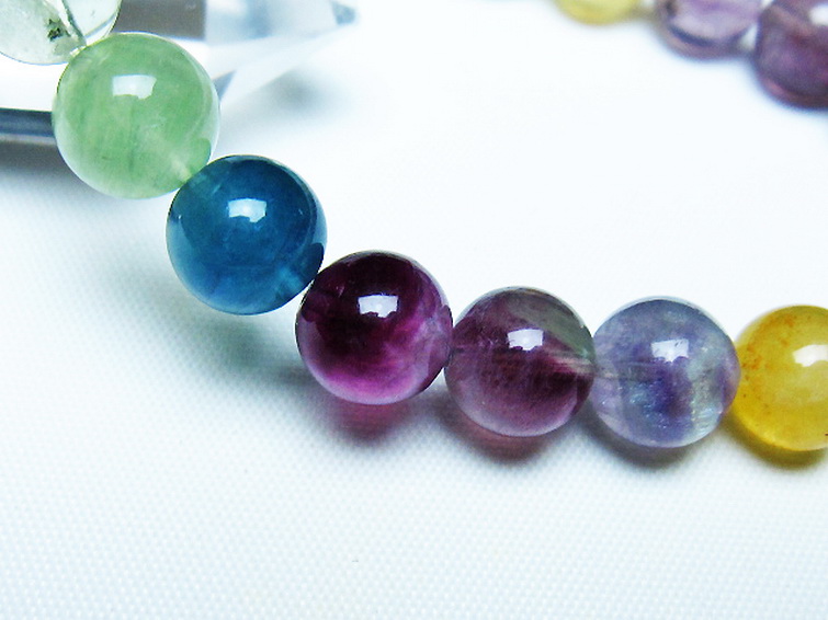 フローライト ブレスレット 9mm [T229-5497] 3枚目