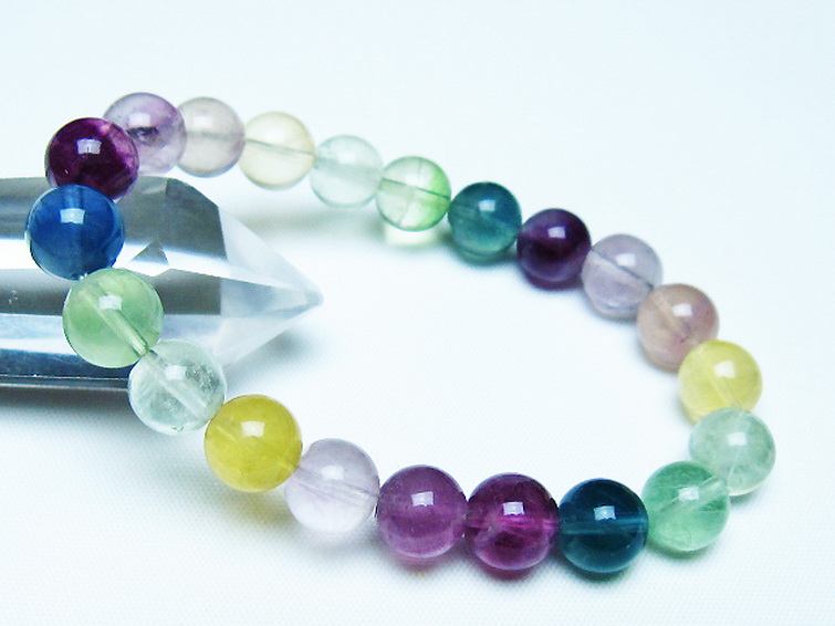 フローライト ブレスレット 9mm [T229-5505] 1枚目