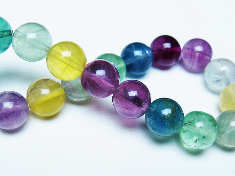 フローライト ブレスレット 10mm [T229-5515] 2枚目