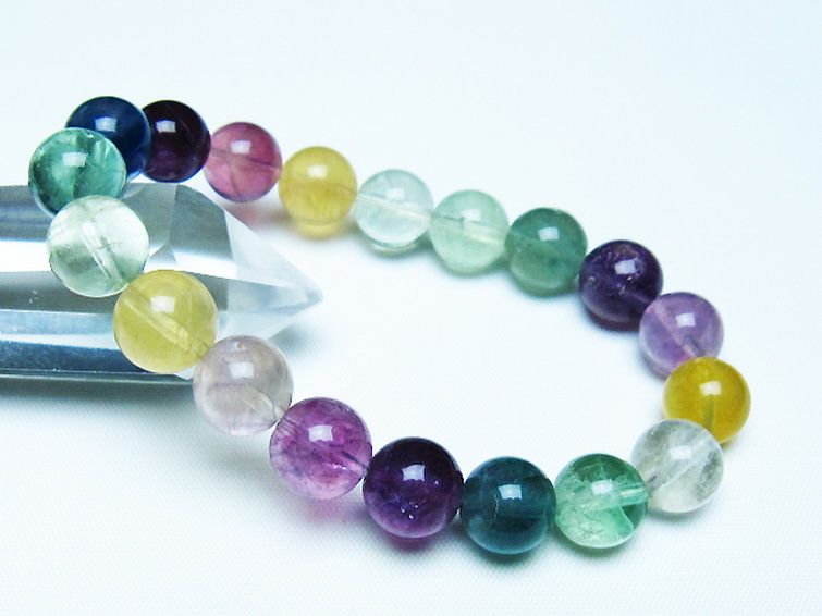 フローライト ブレスレット 10mm [t229-5518] 1枚目