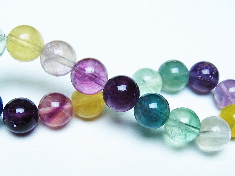 フローライト ブレスレット 10mm [t229-5518] 2枚目