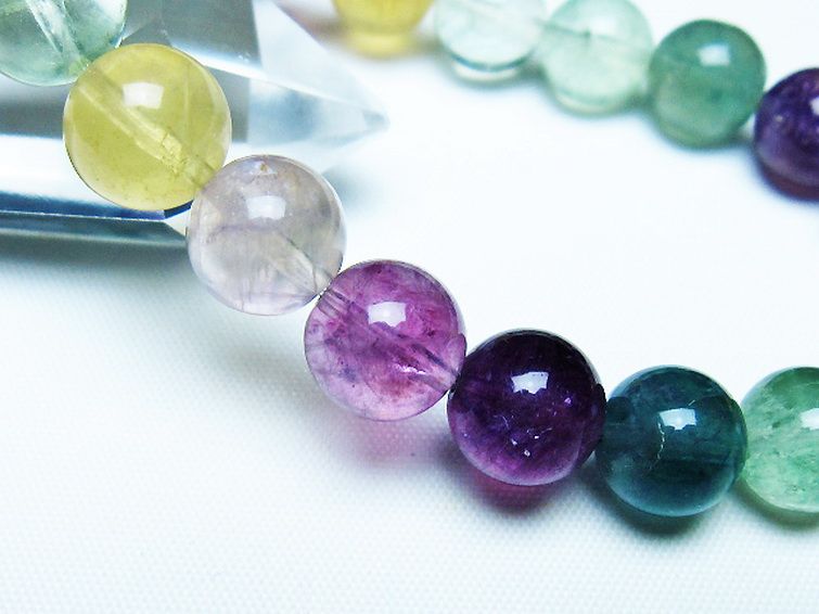 フローライト ブレスレット 10mm [t229-5518] 3枚目