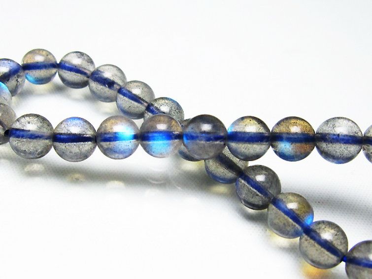 ラブラドライトブレスレット 7mm [t234-3318] 2枚目