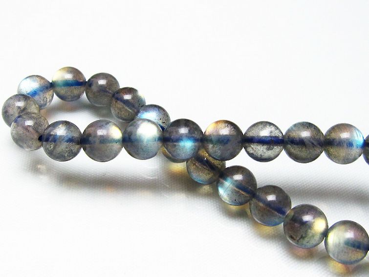 ラブラドライトブレスレット 7mm [t234-3446] 2枚目