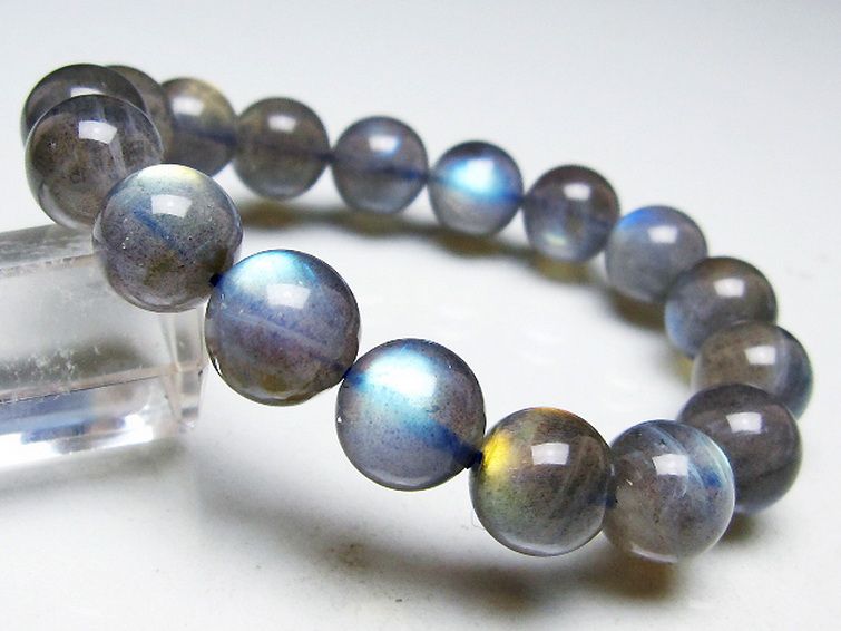 ラブラドライトブレスレット 12mm [t234-3894] 2枚目