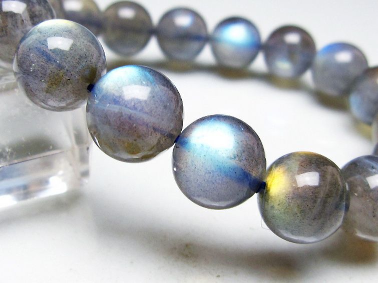 ラブラドライトブレスレット 12mm [t234-3894] 3枚目