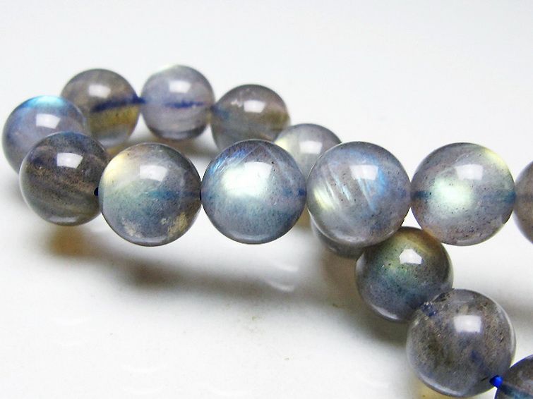 ラブラドライトブレスレット 11mm [t234-3895] 1枚目