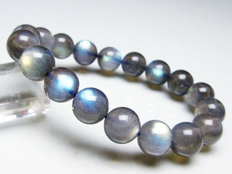 ラブラドライトブレスレット 11mm [t234-3895] 2枚目