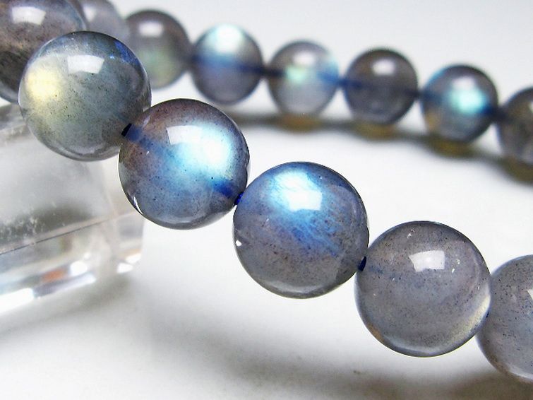 ラブラドライトブレスレット 11mm [t234-3895] 3枚目