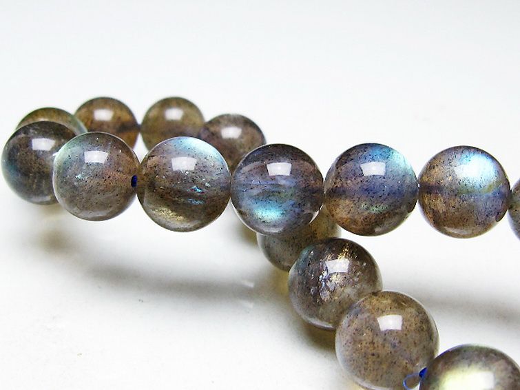 ラブラドライトブレスレット 10mm [T234-3956] 1枚目