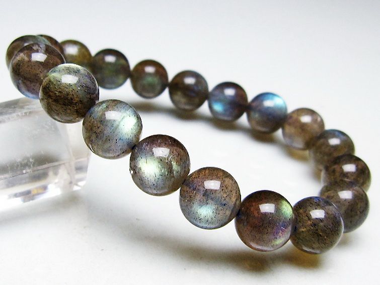 ラブラドライトブレスレット 10mm [T234-3956] 2枚目