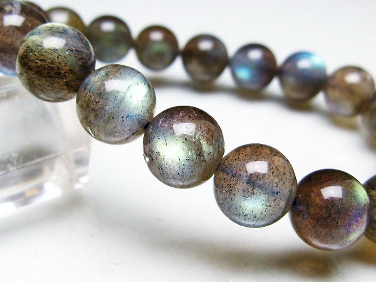 ラブラドライトブレスレット 10mm [T234-3956] 3枚目