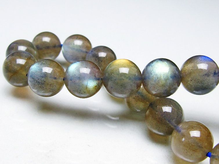 ラブラドライトブレスレット 11mm [T234-3960] 1枚目