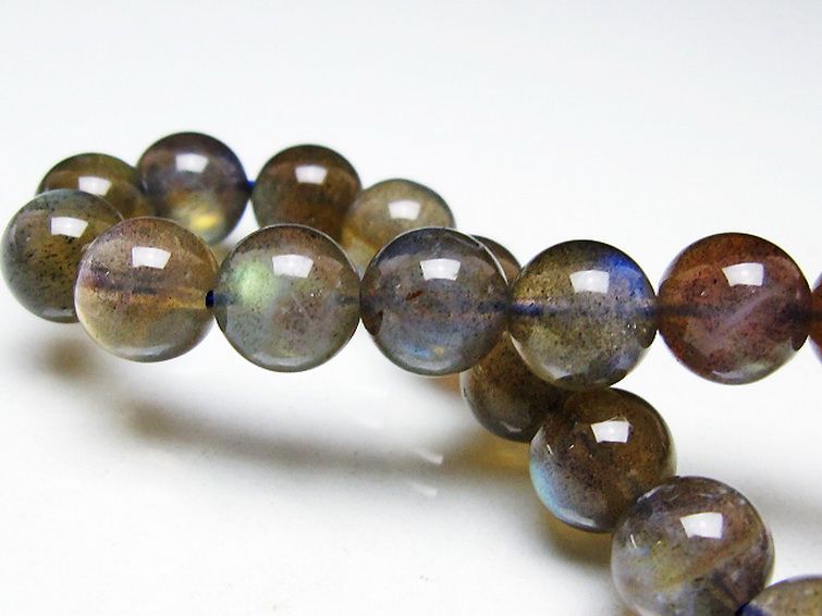 ラブラドライトブレスレット 10mm [T234-3970] 1枚目