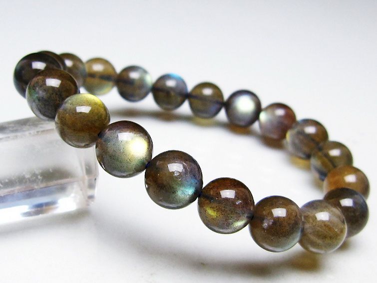 ラブラドライトブレスレット 10mm [T234-3970] 2枚目