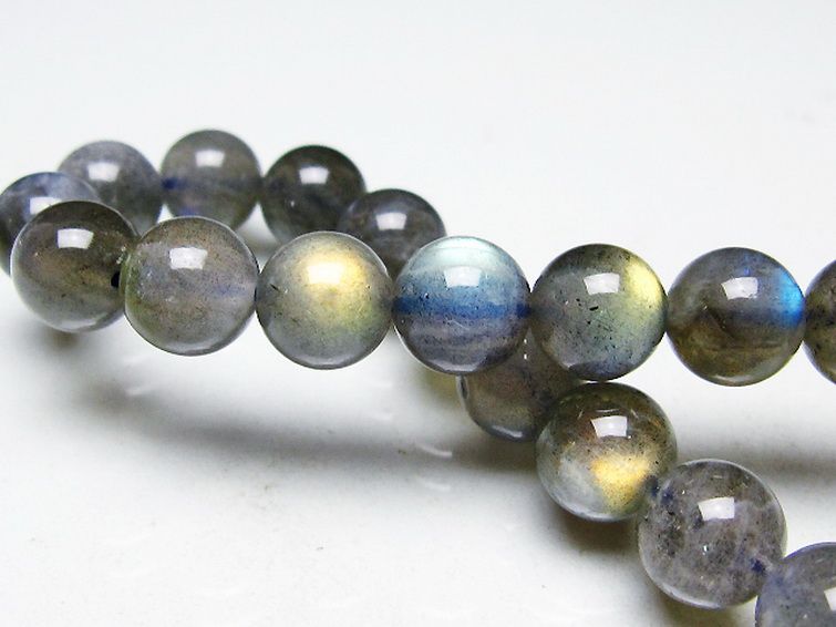 ラブラドライトブレスレット 9mm [t234-4055] 1枚目