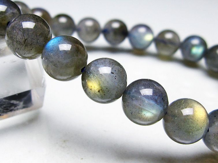ラブラドライトブレスレット 9mm [t234-4055] 3枚目