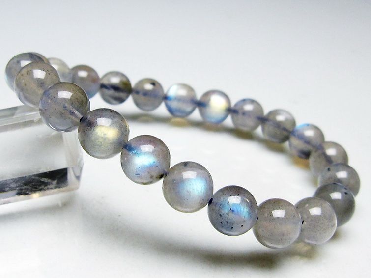 ラブラドライトブレスレット 9mm [t234-4096] 2枚目