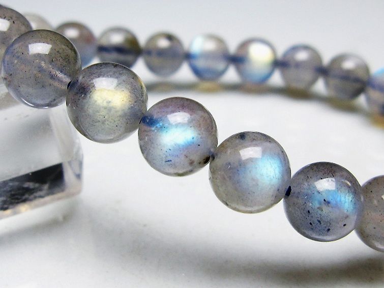 ラブラドライトブレスレット 9mm [t234-4096] 3枚目