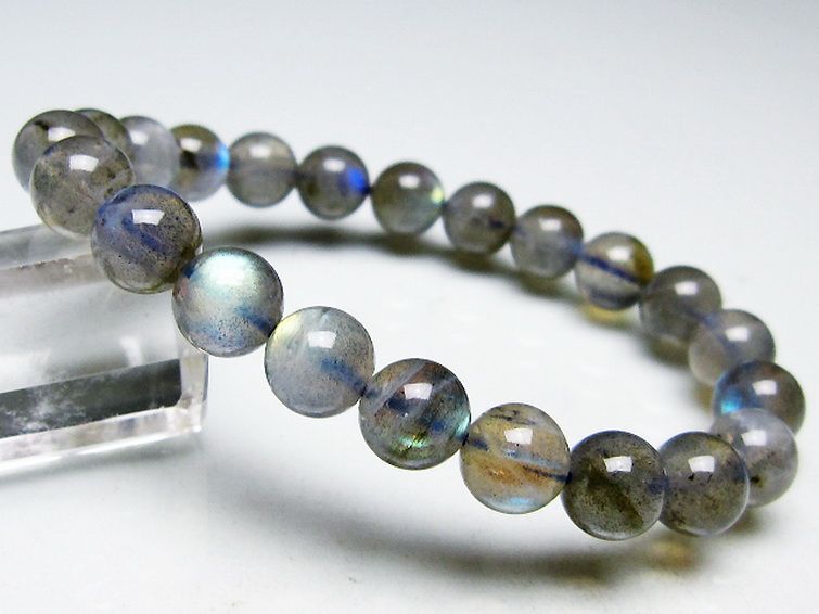 ラブラドライトブレスレット 9mm [t234-4105] 2枚目