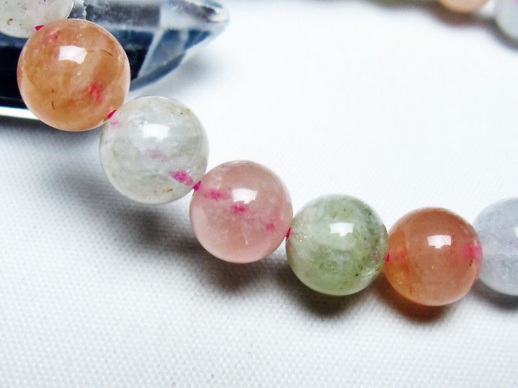 MIXベリルブレスレット 緑柱石 9mm [T237-4272] 3枚目