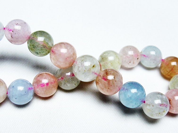 虹入りヒマラヤ水晶丸玉 25mm [T317-5045] 2枚目