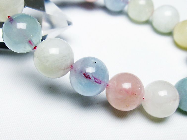 MIXベリルブレスレット 緑柱石 11mm [t237-4679] 3枚目