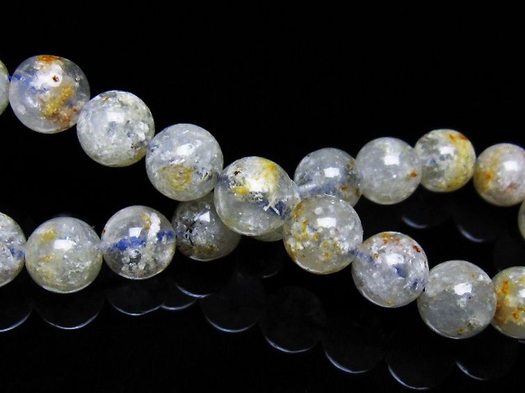 ホワイトガーデンファントムクォーツ ブレスレット 9mm [T239-3323] 2枚目