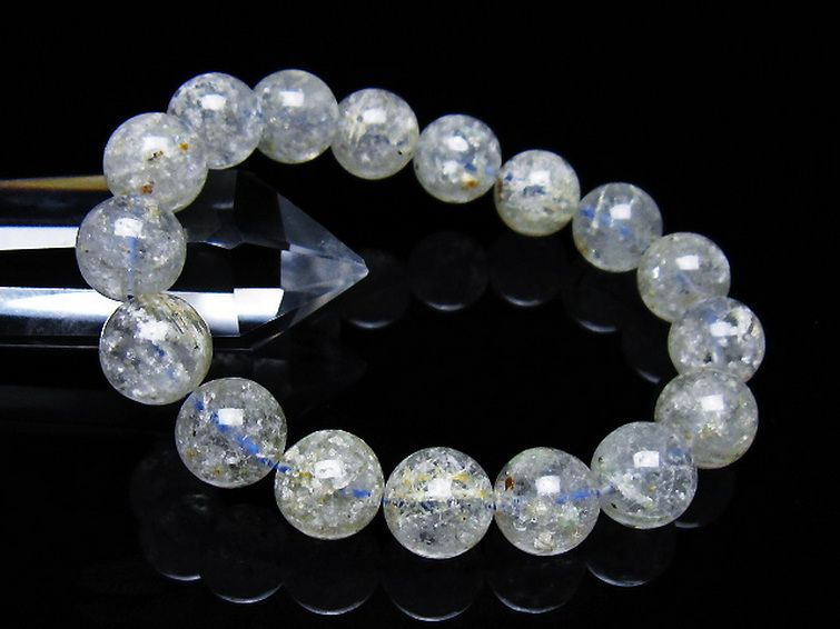 ホワイトガーデンファントムクォーツ ブレスレット 12mm [T239-3331] 1枚目