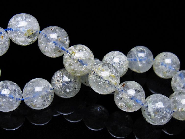 ホワイトガーデンファントムクォーツ ブレスレット 12mm [T239-3331] 2枚目