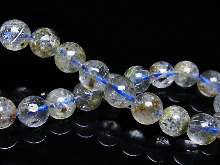 ホワイトガーデンファントムクォーツ ブレスレット 9mm [T239-3334] 2枚目