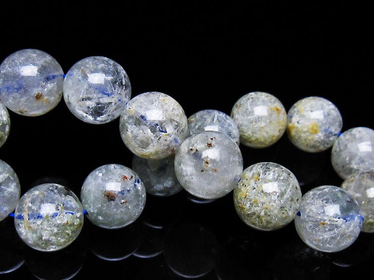 ホワイトガーデンファントムクォーツ ブレスレット 14mm [T239-3353] 2枚目