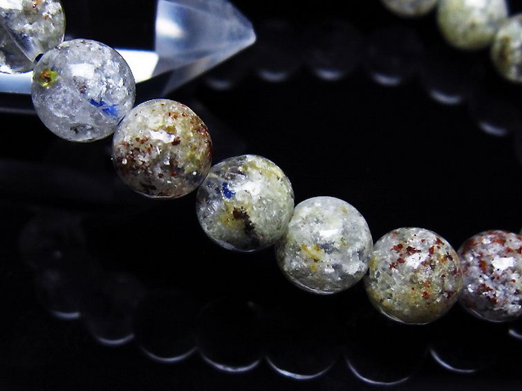 ホワイトガーデンファントムクォーツ ブレスレット 9mm [T239-3391] 3枚目