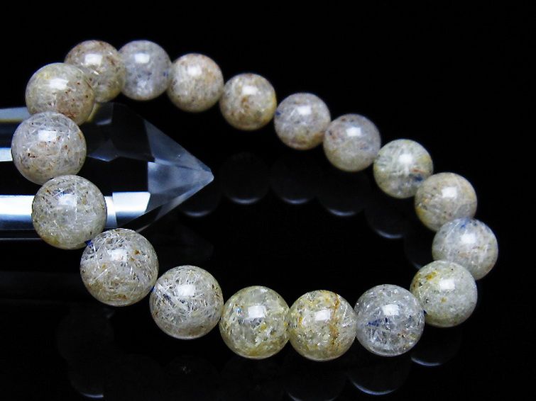 ホワイトガーデンファントムクォーツ ブレスレット 11mm [T239-3425] 1枚目