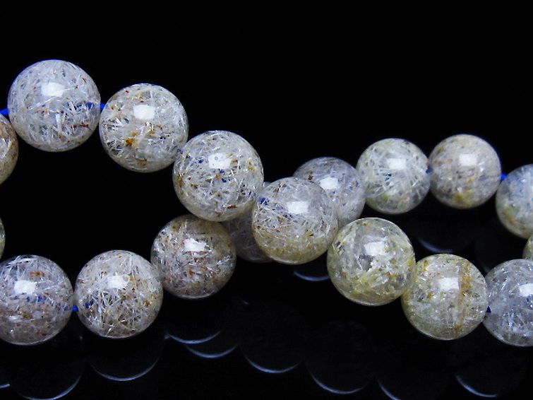 ホワイトガーデンファントムクォーツ ブレスレット 11mm [T239-3425] 2枚目