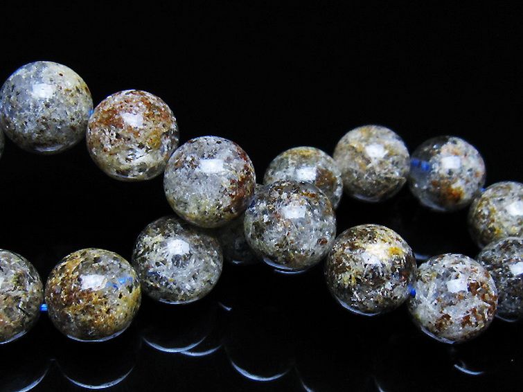 ガーデン トルマリンルチル入り ブレスレット 12mm [t253-3227] 2枚目