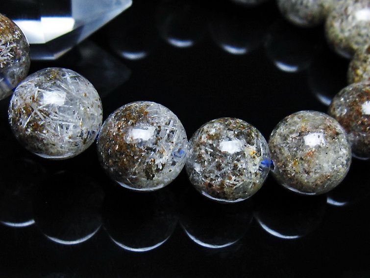 ガーデン トルマリンルチル入り ブレスレット 13mm [t253-3247] 3枚目