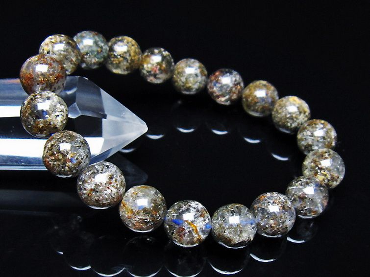 ガーデン トルマリンルチル入り ブレスレット 10mm [t253-3253] 1枚目