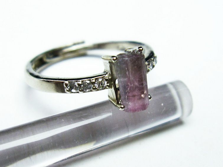 赤トルマリン指輪(14号) [t254-2272] 2枚目