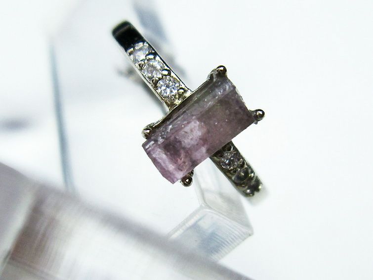 赤トルマリン指輪(14号) [t254-2272] 3枚目