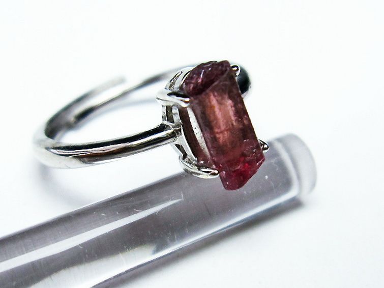 赤トルマリン指輪(14号) [t254-2296] 2枚目