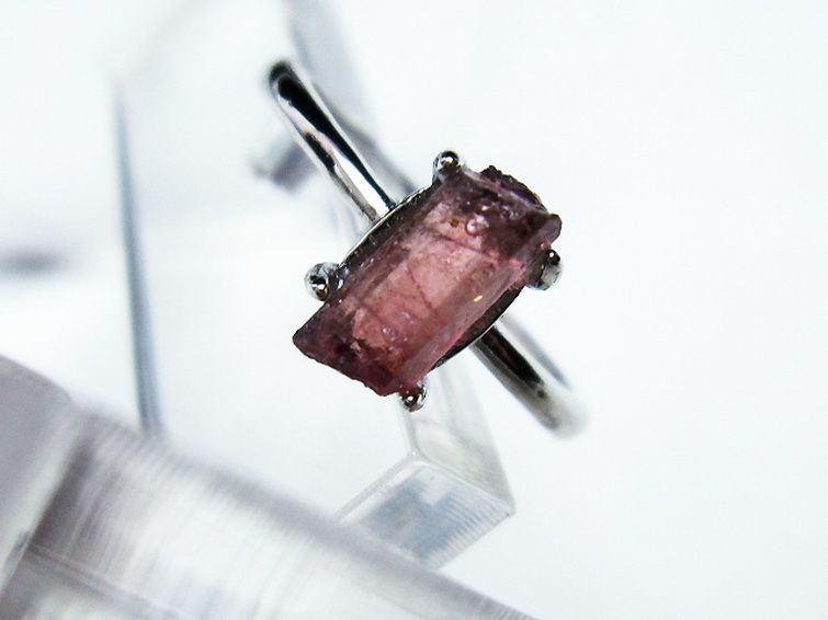 赤トルマリン指輪(14号) [t254-2296] 3枚目