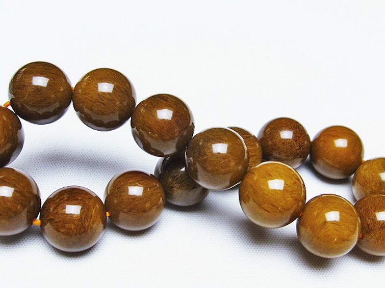 ルチルインアゲート ブレスレット 13mm [T258-1970] 2枚目