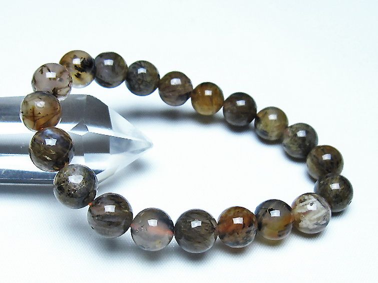 ルチルインアゲート ブレスレット 10mm [t258-2053] 1枚目