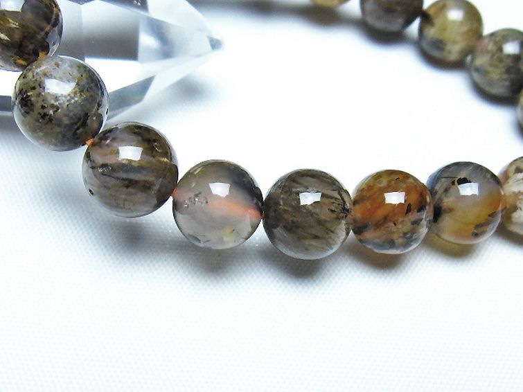 ルチルインアゲート ブレスレット 10mm [t258-2053] 2枚目