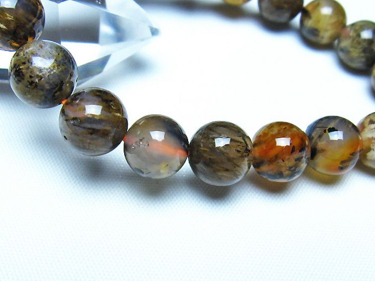 ルチルインアゲート ブレスレット 10mm [t258-2053] 3枚目