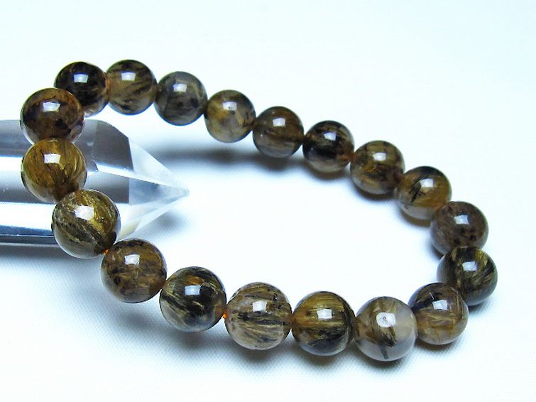 ルチルインアゲート ブレスレット 10mm [t258-2100] 1枚目