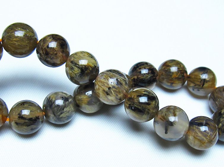 ルチルインアゲート ブレスレット 10mm [t258-2100] 2枚目