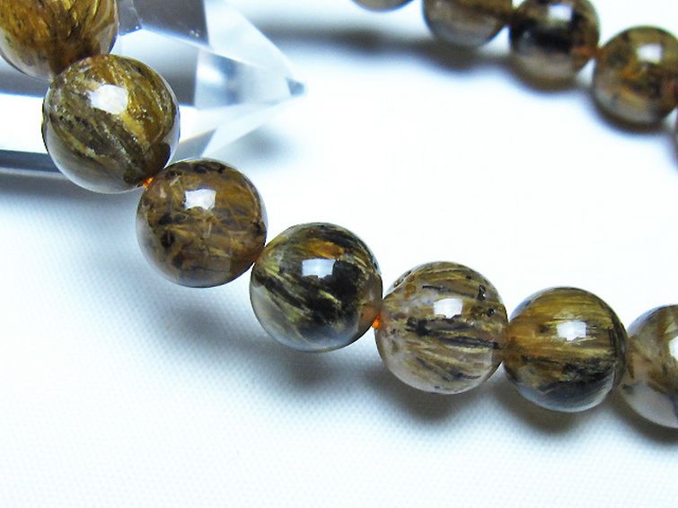 ルチルインアゲート ブレスレット 10mm [t258-2100] 3枚目